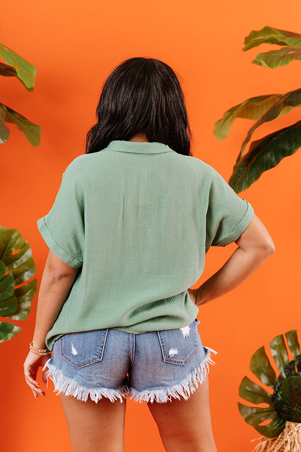 You've Got The Beat Shift Top In Pear Image - 4