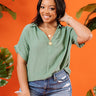 You've Got The Beat Shift Top In Pear Image - 1