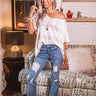 Best Result Tie Dye Knit Top In Pink Image - 1