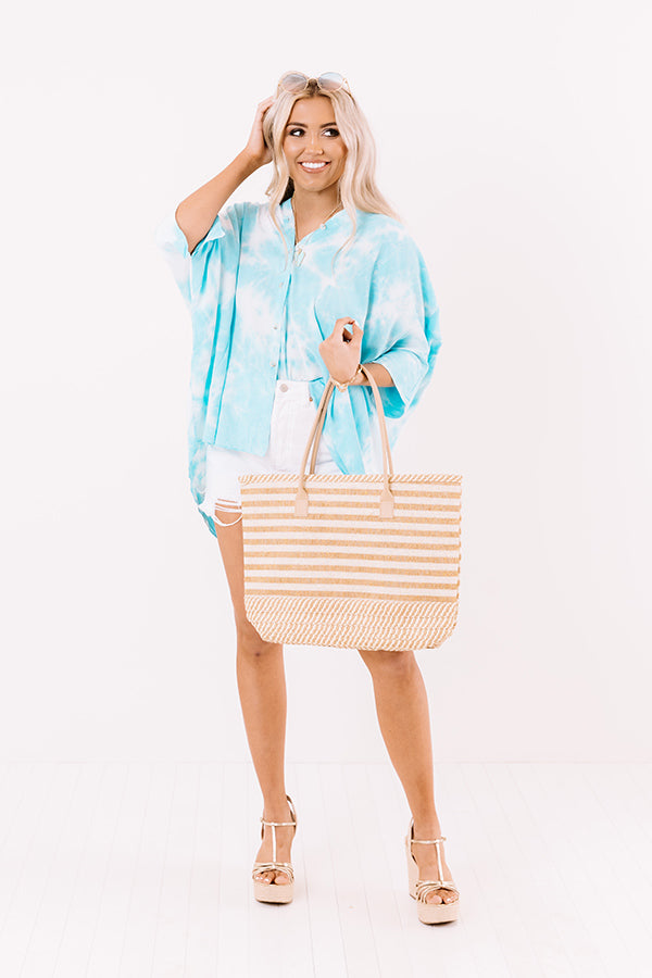 Day Date Dreaming Shift Tunic In Sky Blue Image - 2