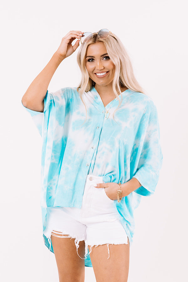 Day Date Dreaming Shift Tunic In Sky Blue Image - 1