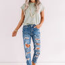Poppy Punch Shift Tee In Pear Image - 1