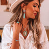 Naturally Beautiful Turquoise Earrings Image - 1