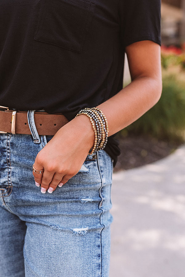 Hollywood Sightseeing Bracelet Set In Multi
