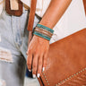 Swooning In Spain Embellished Cuff Bracelet Image - 1