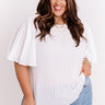 Countryside Drive Shift Top In White Curves Image - 1