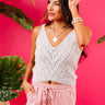 Close Connection Knit Tank In Grey Image - 1