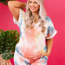 On A Roll Tie Dye Shift Tee   Curves Image - 1