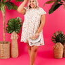 Dreaming Big Leopard Babydoll Dress In Ivory Curves Image - 1