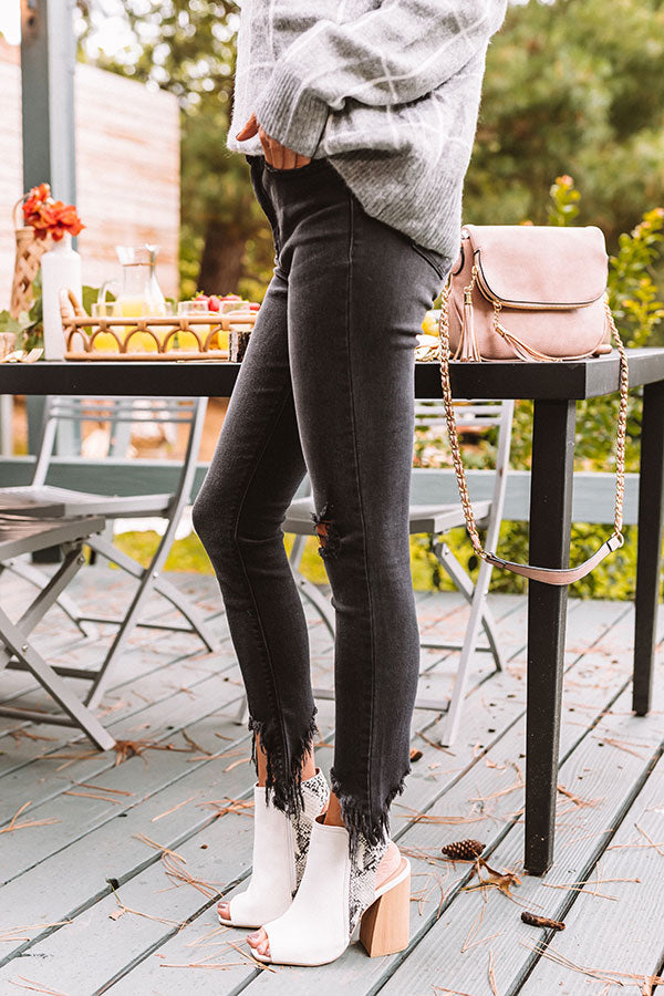 The Lander High Waist Frayed Skinny Image - 3