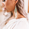 Heating Up Beaded Earrings In Turquoise Image - 1