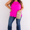Pleasant Afternoon Shift Top In Fuchsia  Curves Image - 1