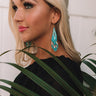Prosecco In Portofino Beaded Earrings In Turquoise Image - 1