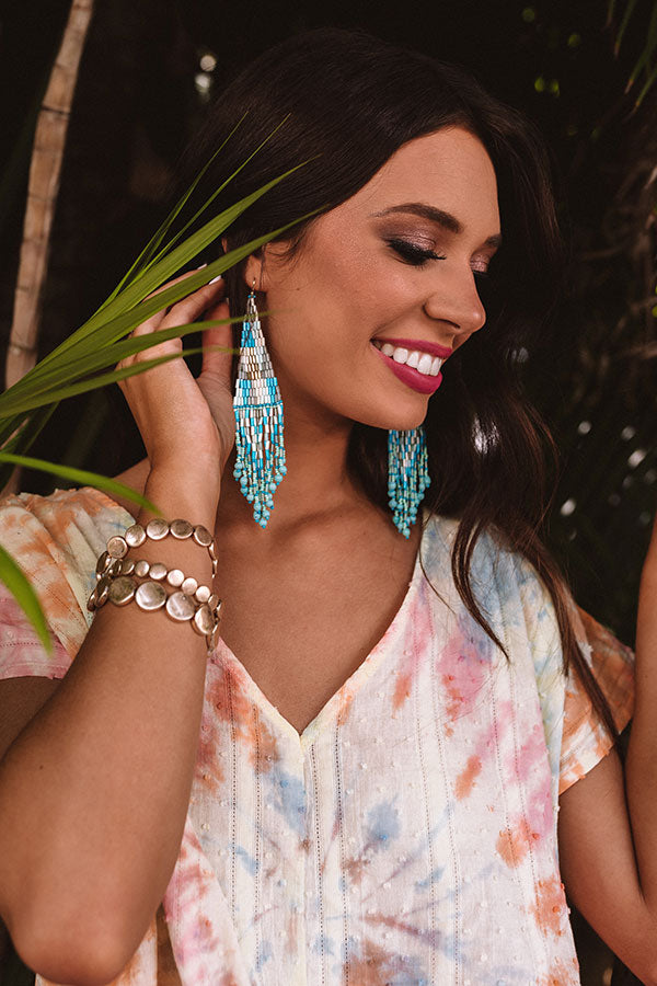 Surf Lessons Beaded Earrings