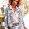 The Wesley Distressed Denim Jacket Image - 1