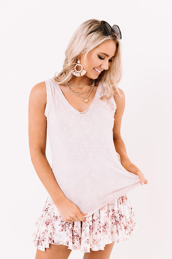 Good Changes Ahead Shift Top In Blush Image - 4