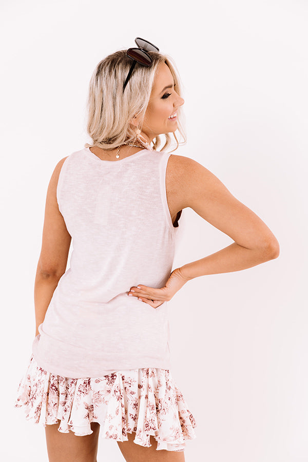 Good Changes Ahead Shift Top In Blush Image - 5