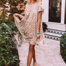 Dreaming Big Leopard Babydoll Dress In Warm Taupe Image - 1