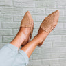 The Bellview Woven Flat In Brown Image - 1