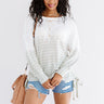 Me, My Selfie, And I Knit Shift Top In Sage Image - 1