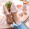 The Bellview Woven Flat In Pink Image - 1