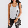 Pick Up The Pace Tank In Grey Image - 1
