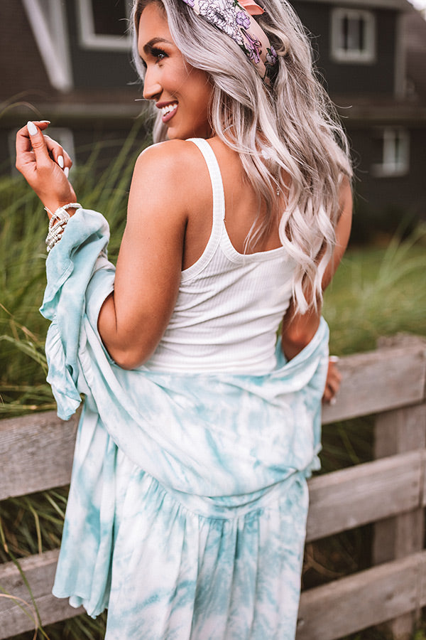 Pick Up The Pace Tank In White Image - 3