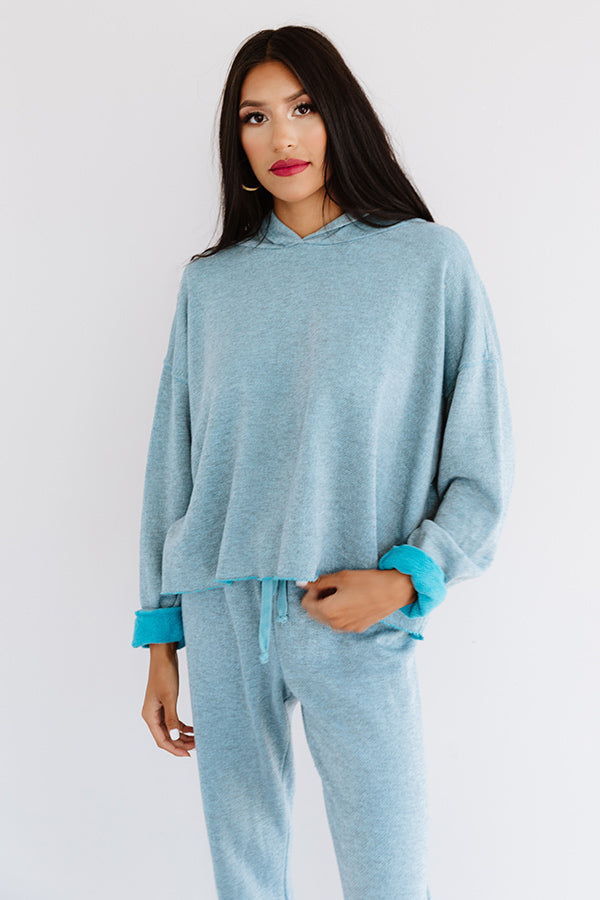 Cozy Called Hoodie In Blue Image - 3