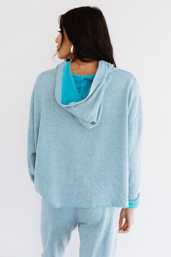 Cozy Called Hoodie In Blue Image - 5