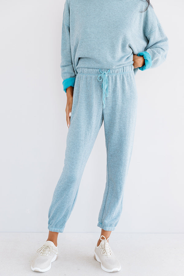 Cozy Called Joggers In Blue