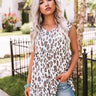 Runway Season Leopard Babydoll Top In Ivory Image - 1