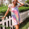 My, Oh My Tie Dye Dress In Purple Image - 1