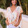 Jetset To Hawaii Tie Dye Top Image - 1