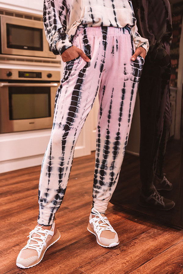 Cozy Night In Tie Dye Joggers Image - 2