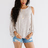 Spotted In The Vineyard Leopard Shift Top In Taupe Image - 1