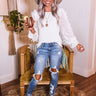 Searching For Love Shift Top In Ivory Image - 1