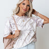Malibu And Chill Tie Dye Tee In Heirloom Lilac Image - 1