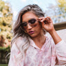 Message In A Bottle Polarized Aviator Sunnies In Brown Image - 1