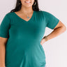 Coastal Chic Shift Tee In Lush Meadow Curves Image - 1