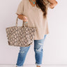 Vineyard Wishes Shift Top In Khaki Curves Image - 1