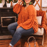 Spot On Babydoll Top In Pumpkin  Curves Image - 1