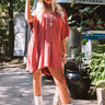 Chic Arrival Shift Dress In Rustic Rose Image - 1