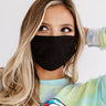 Solo Trip Cloth Face Mask In Black Image - 1