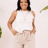 Rise Above Tie Dye Tank In Beige Image - 1