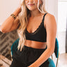 Creekside Kisses Lace Trim Bralette In Black Image - 1