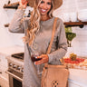 Bonfire Promises Shift Tunic Dress in Sage Image - 1