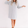 Bonfire Promises Shift Tunic Dress In Grey Image - 1