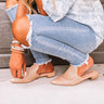 The Swift Perforated Flat In Iced Latte Image - 1