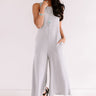 Simply Obsessed Jumpsuit In Grey Image - 1