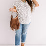 Earn Your Spots Leopard Shift Top   Curves Image - 1